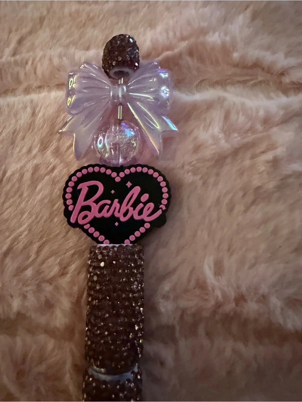 Barbie branded pen